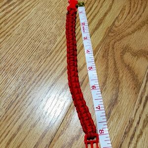 Red Paracord Bracelet